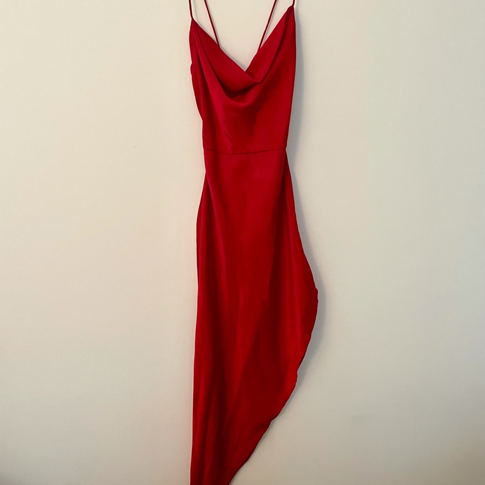 LPA Rossana Dress - Red XXS